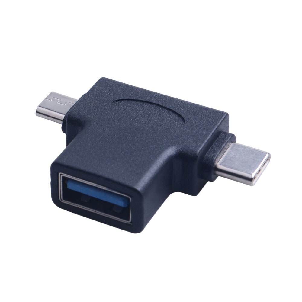 2 In 1 Usb Adapter Otg Usb 3.0 Type-C 3.1 Micro Usb Male Naar Usb 2.0 Changer Adapter connector Data Adapter Connector