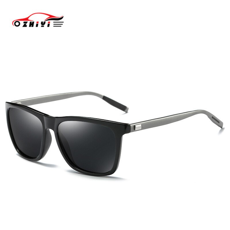Zhiyi unisex natbriller til kørsel solbriller aluminium drivere nattesyn glasse polariseret fiskeri solbriller