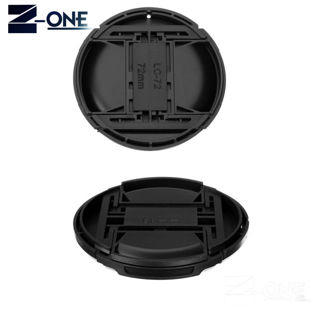 Pellizco-Tapa de objetivo A PRESIÓN CENTRAL, 49mm, 52mm, 55mm, 58mm, 62mm, 67mm, 72mm, 77mm, 82mm, para objetivos Canon, Nikon, Sony, Sigma, Tamron