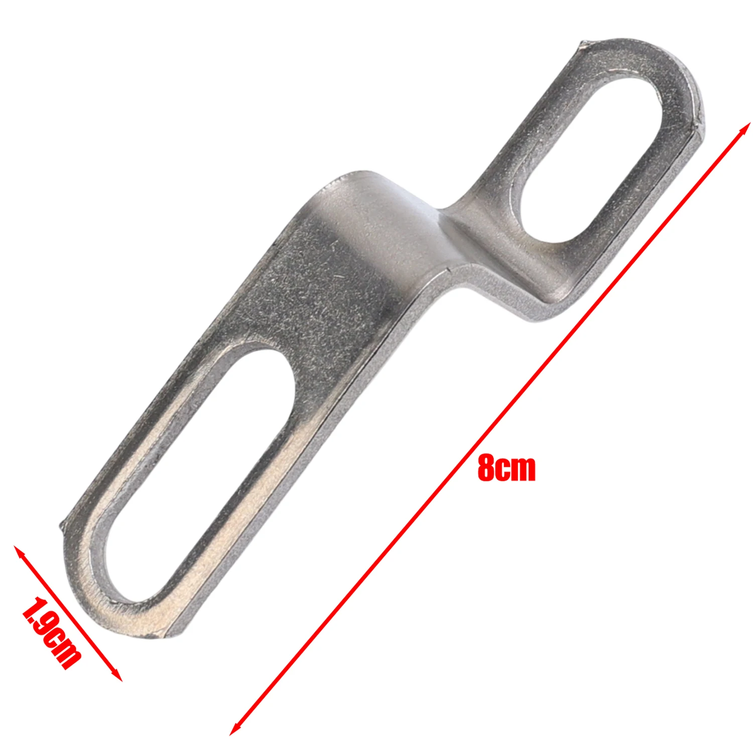 Soporte de tubo de escape para motocicleta, abrazaderas de tubo de escape modificadas en forma de Z/L, accesorio de soporte fijo de acero inoxidable: Castaño