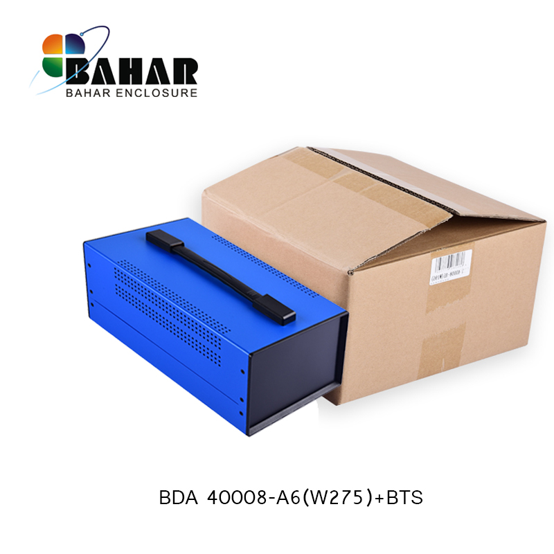 Iron enclosures for electronics project box DIY junction box iron amplifier enclosure housing instrument case with handle