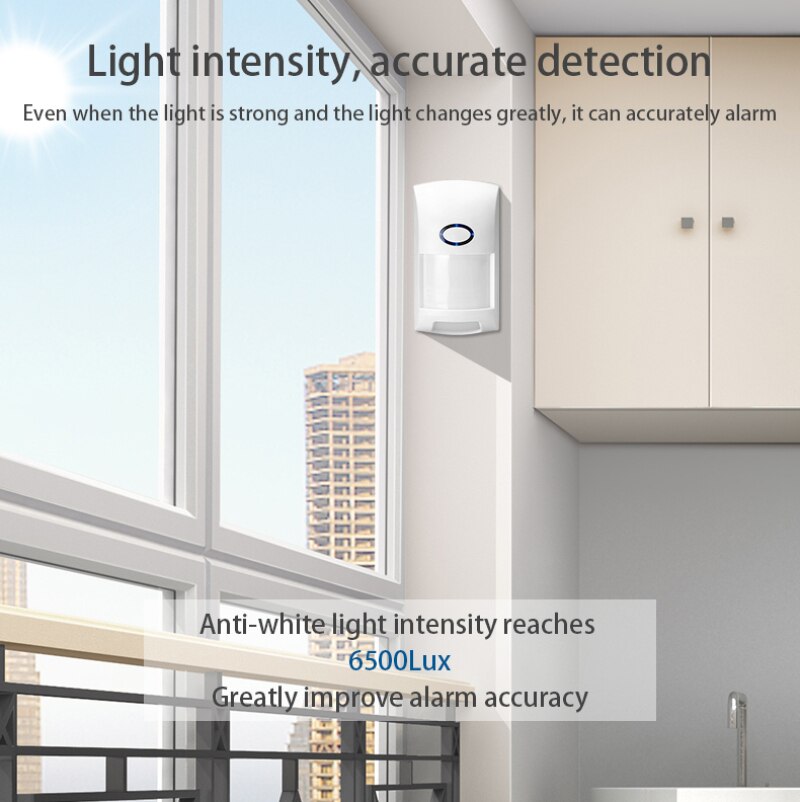 Aubess Tuya Smart WiFi Infrared Detectors Outdoor Wireless PIR Alarm Motion Sensor Smart Home Security Alexa Google Home