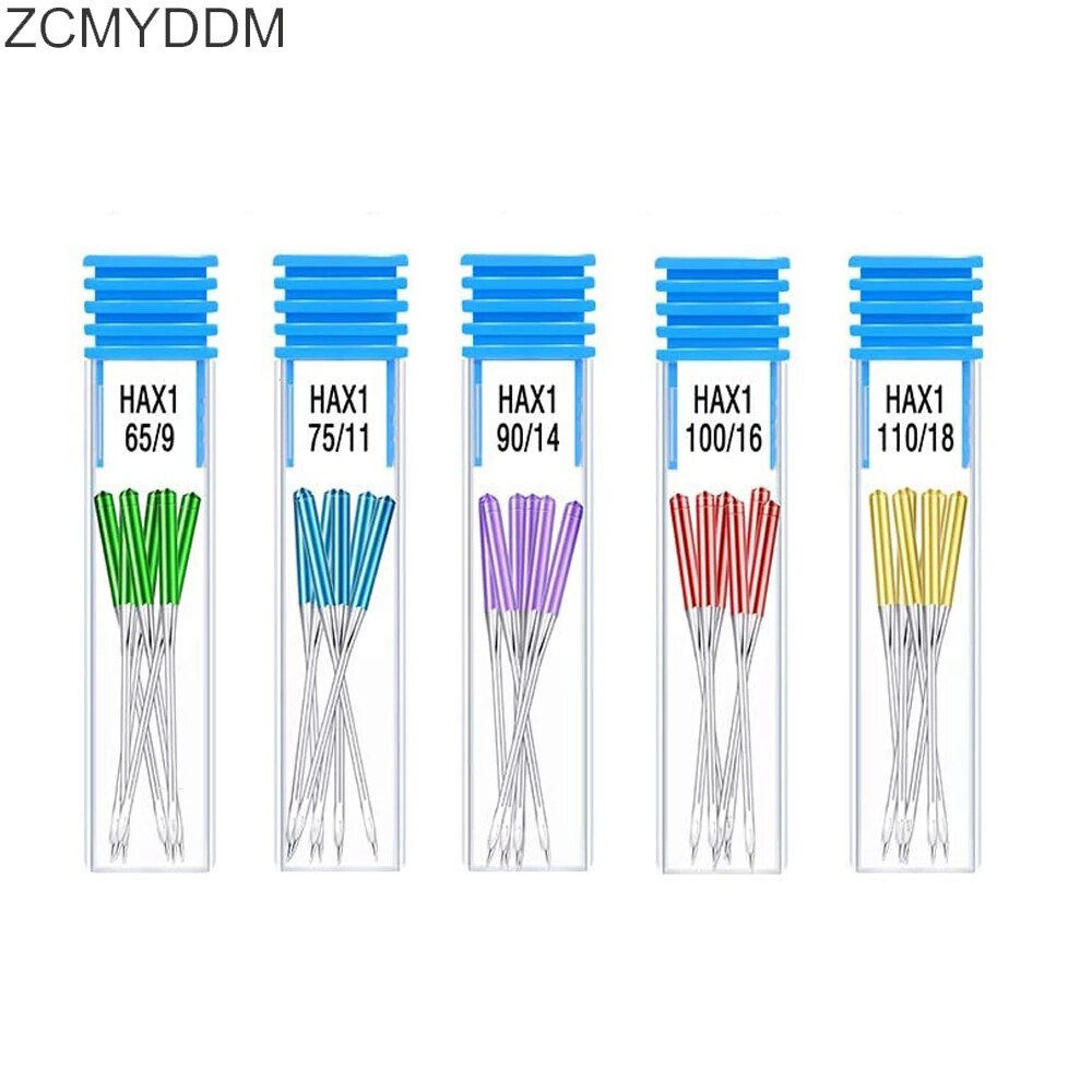 ZCMYDDM 3/15pcs Universal Regular Point Anti-Jumping Machine Needles for Home Sewing Machine Elastic Cloth DIY Sewing Tools: all 2