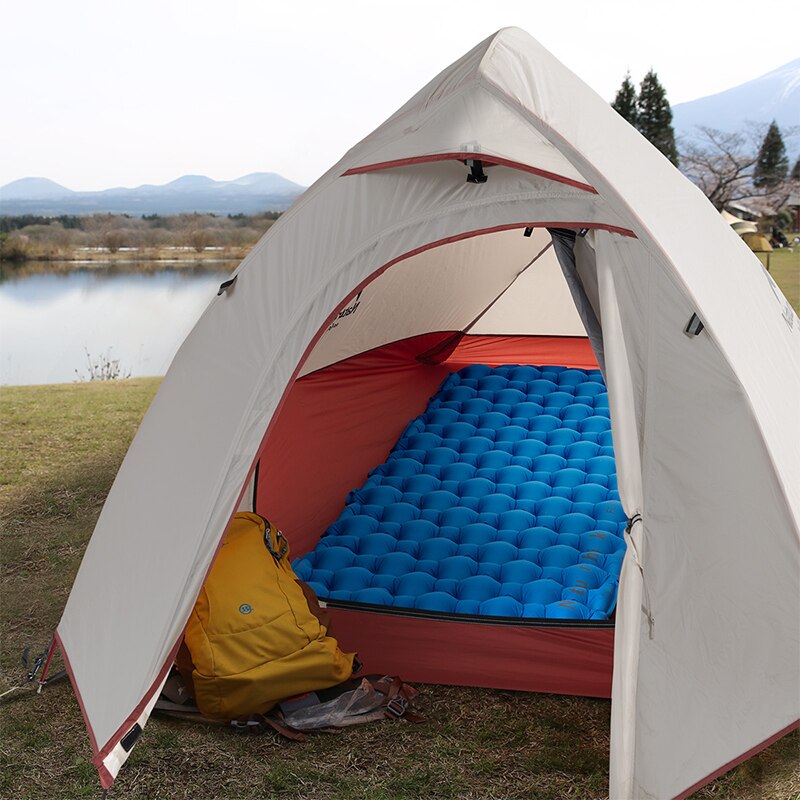 Naturehike camping soveplads pad nylon tpu mat letvægts fugtafvisende luftmadras bærbar oppustelig madras med pude