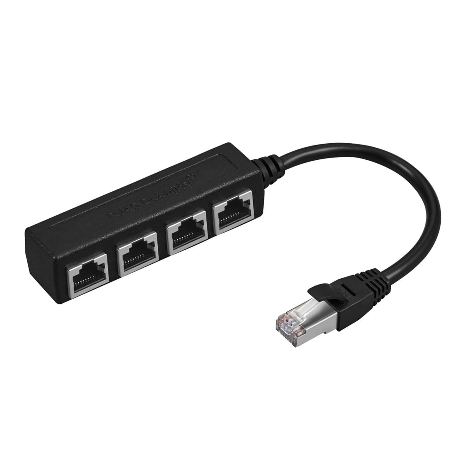 Easy Use Extension Cable Adapter Accessories Laptop Fast Network Splitter LAN Ethernet 1 Male To 4 Female Portable Plug