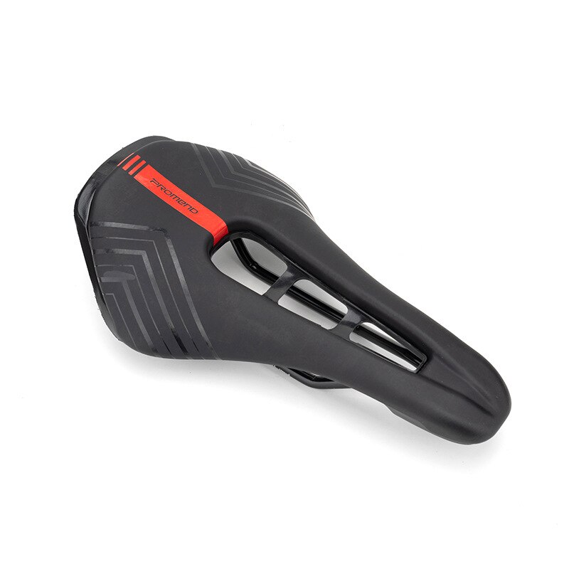 Comfortabele Racefiets Zadel Triathlon Fiets Zitkussen Fietsonderdelen: Black Red