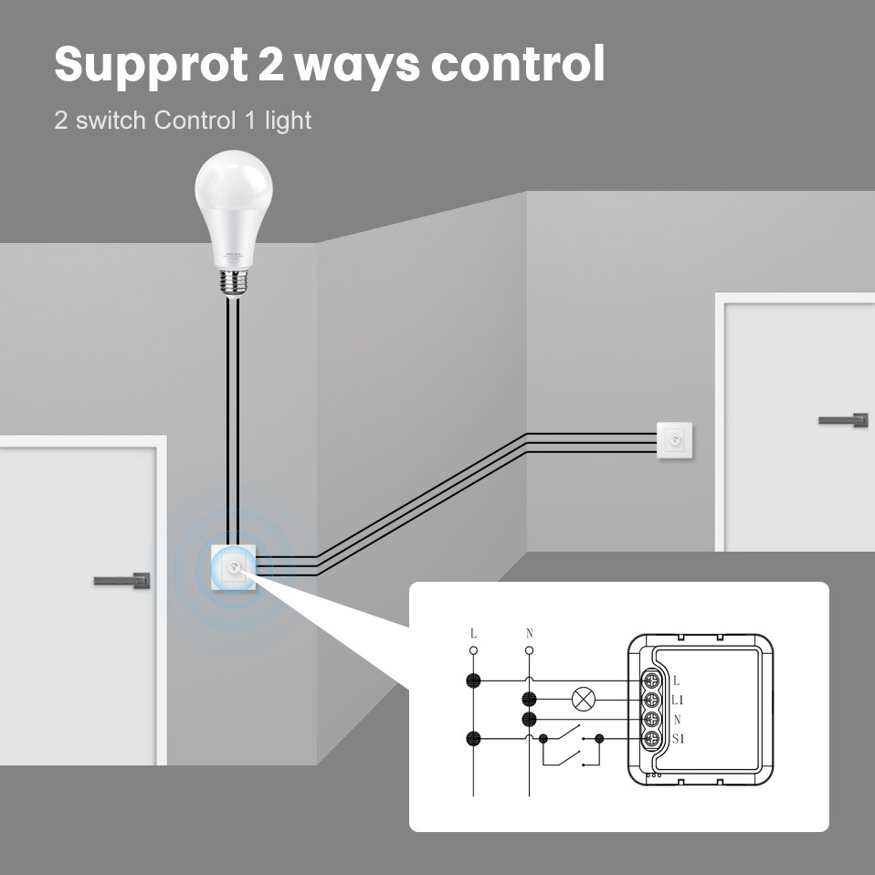 Avatto tuya smart zigbee dimmer switch modul ,1/2 gäng dimbar ljus switch app fjärrkontroll arbeta med alexa google home