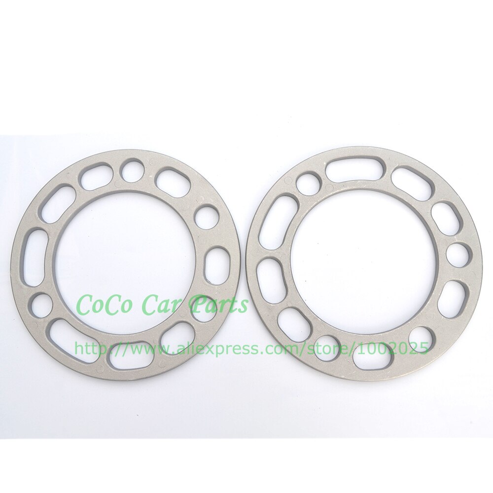 2 STKS Legering Aluminium Spoorverbreders Shims Platen ET Richter Voor 5x139.7 &amp; 6x139.7 ID = 108 MM Dikte 6 MM