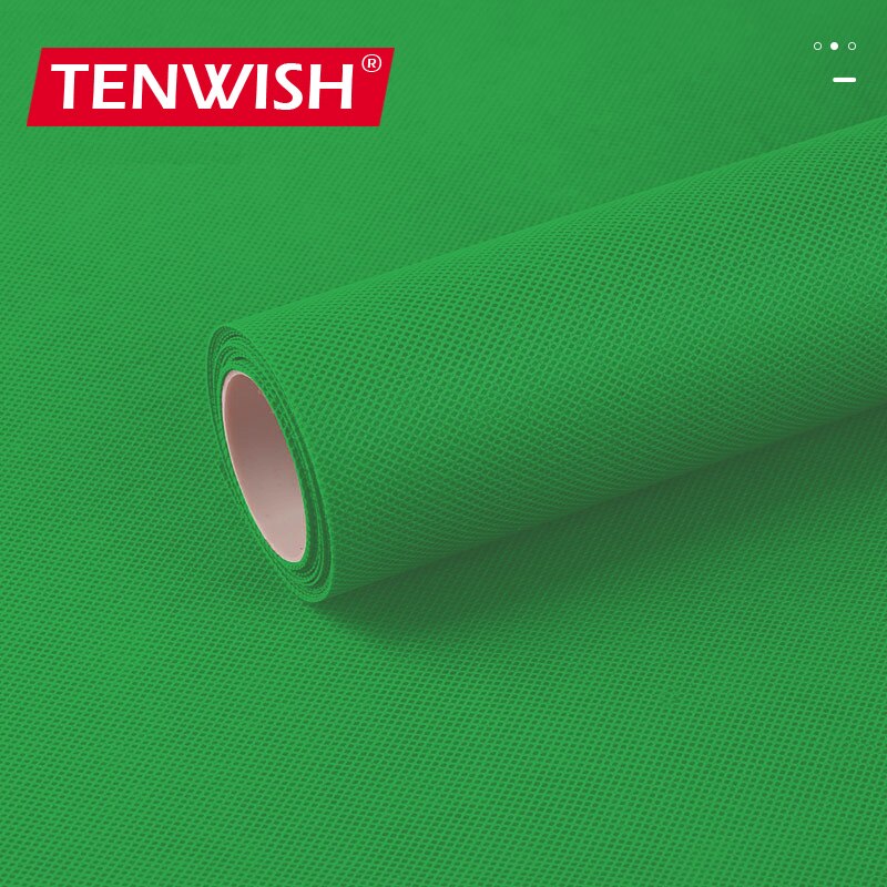 TENWISH-Fondo Chroma Key para estudio fotográfico, pantalla verde de 1,6x1m/2m/3m, telas no tejidas: 2 meters / Verde