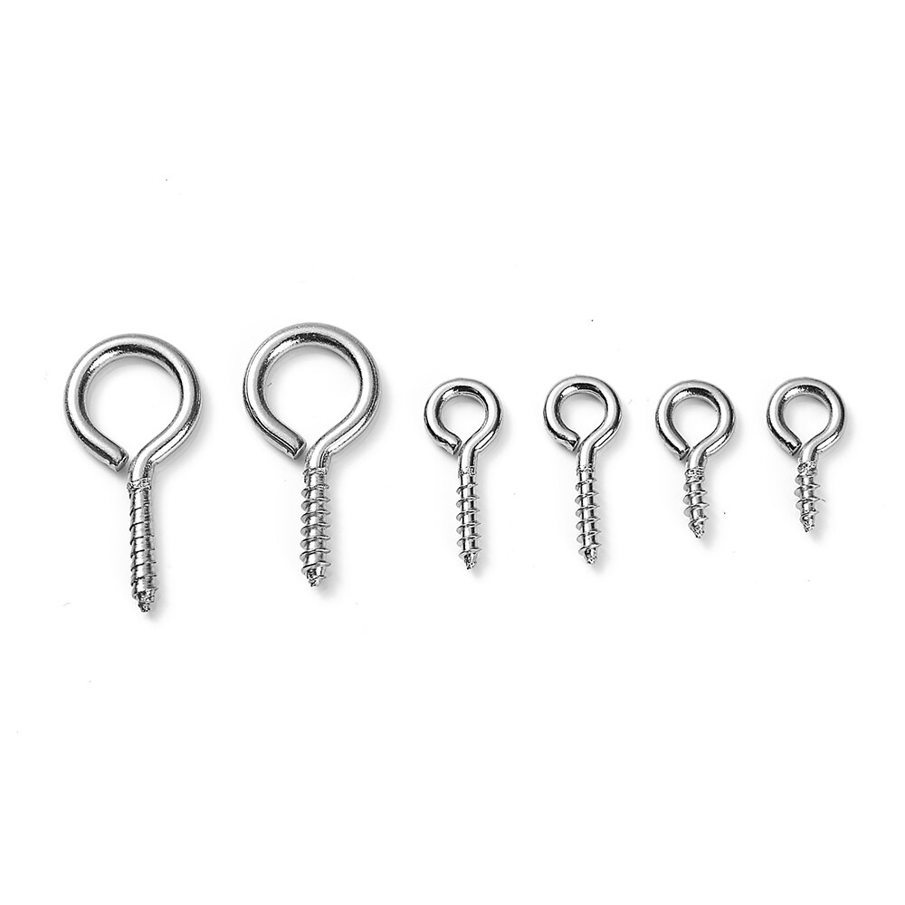 50 Stuks Kleine Tiny Mini Eye Pins Haken Oogjes Schroefdraad Sluitingen Haken Sieraden Bevindingen Voor Maken Diy Materiaal Levert: 5x12mm