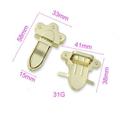 1Pcs Tas Sluiting Lock Voor Diy Handtas Tas Accessoires Handtas Snap Sluiting Case Gespen Onderdelen Hardware Tool: 11