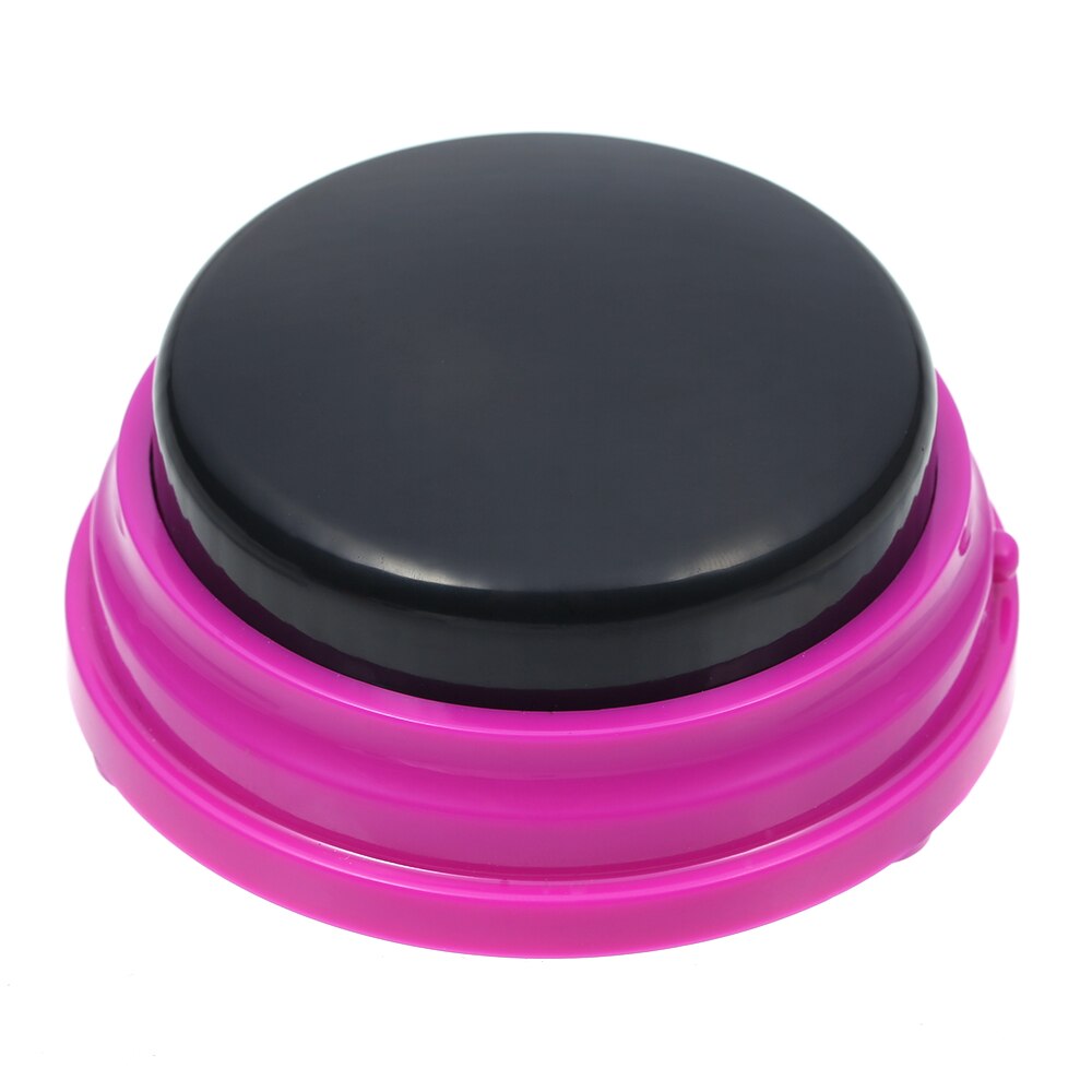Recordable Talking Button Voice Recording Sound Button for Kids Pets Interactive Toy Phonograph Answering Buttons Noise Makers: Purple