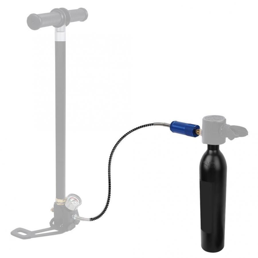 Aluminum Mini High Pressure Oil Water Separator Air Pump Oxygen Cylinder Oil-Water Separator 0-40mpa Swimming Diving Accessory