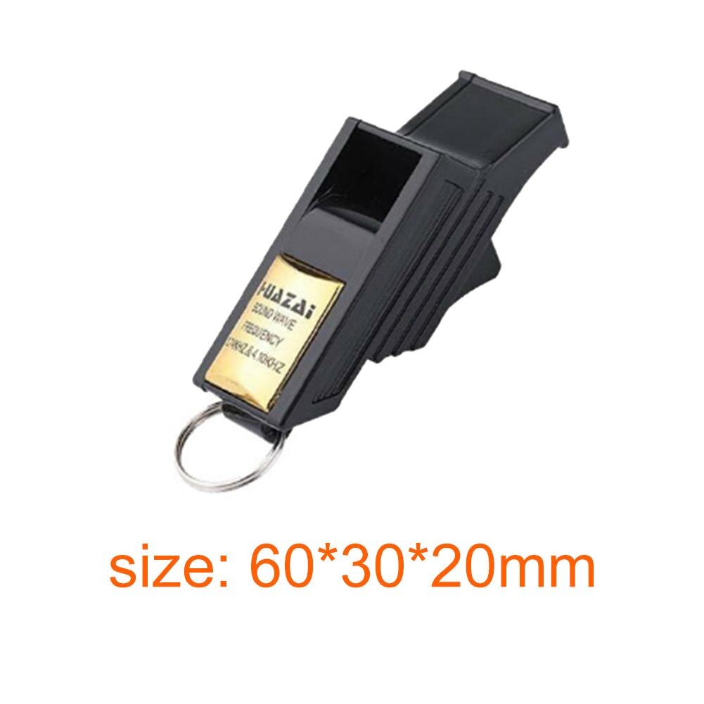 Silbato portátil de alto decibelio para exteriores, silbato de ABS para entrenamiento de árbitro , fútbol, baloncesto, voleibol, 1 Uds.: Naranja