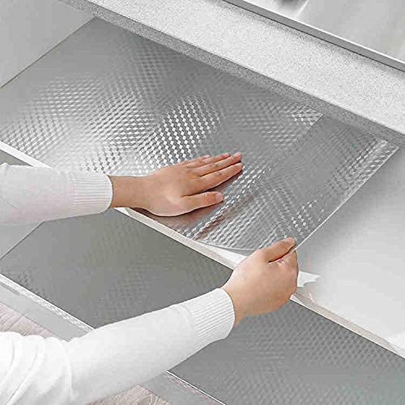 Kitchen Backsplash Sticker Kitchen Oil-Proof Sticker Wallpaper Kitchen Self-Adhesive Aluminum Foil Sticker Suitable