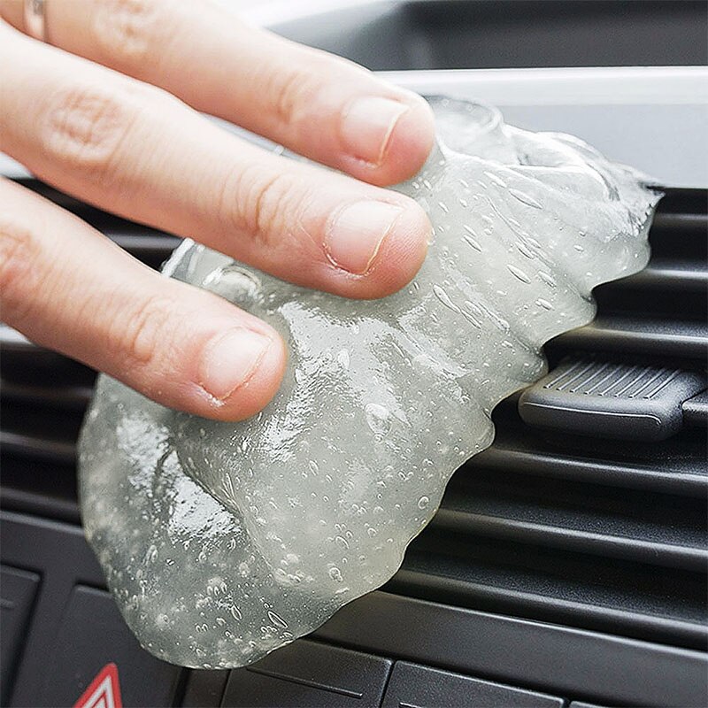 Limpiador de polvo de Gel adhesivo para coche, herramienta de limpieza de Interior de coche, goma de pegamento automático, herramientas de barro, limpieza de goma de pegamento