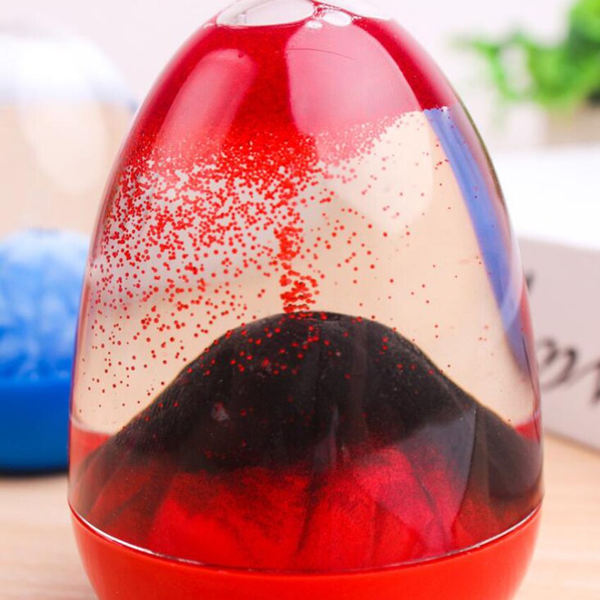 Movement Liquid Hourglass Volcano Oil Sandglass Home Decor Craft Glass Ornaments Sand Timer Christmas Valentine