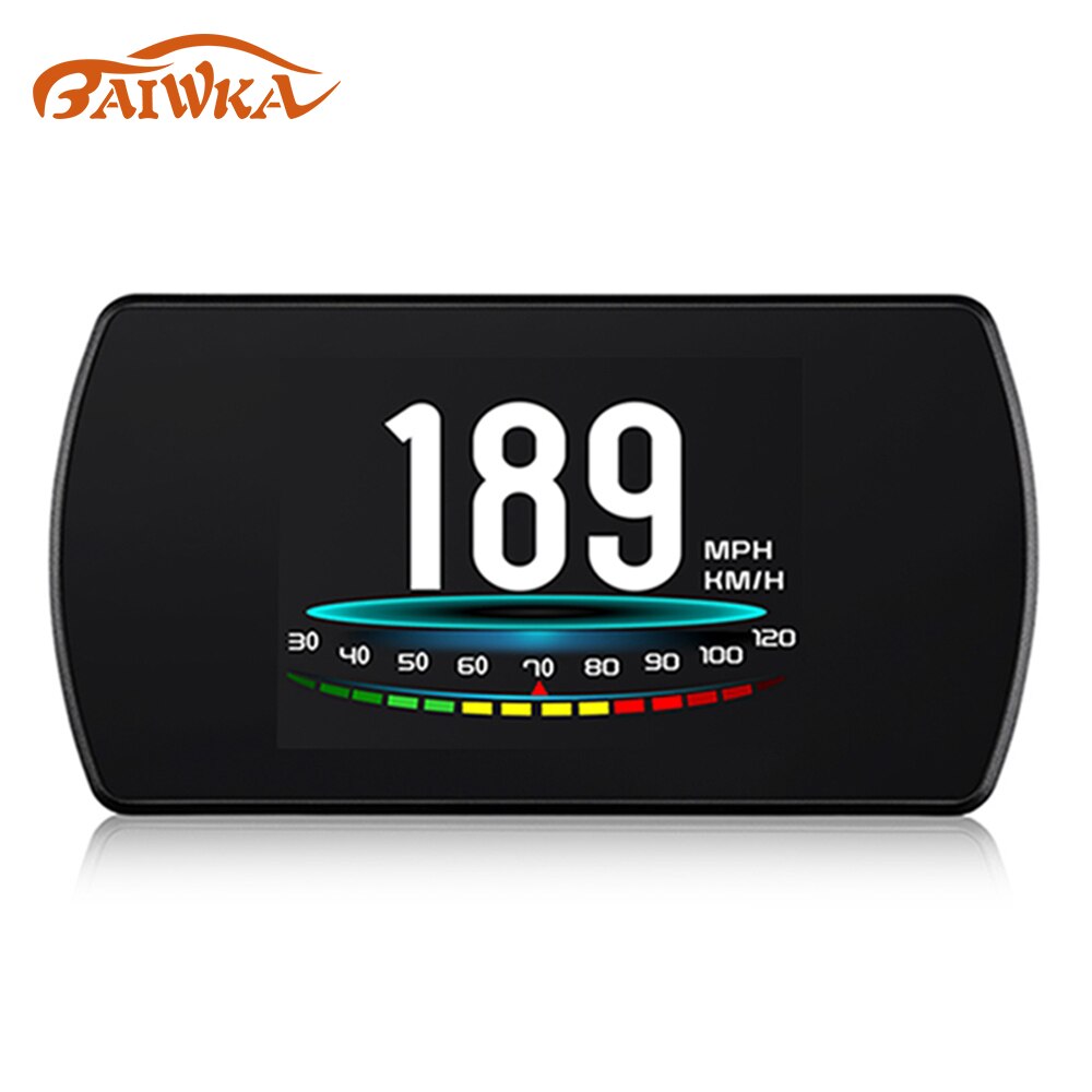 P12 HUD Car Head-Up Display OBD2 Speedometer Digital Car Computer Clear Error Code Overspeed Water Temp Warning Auto Electronics