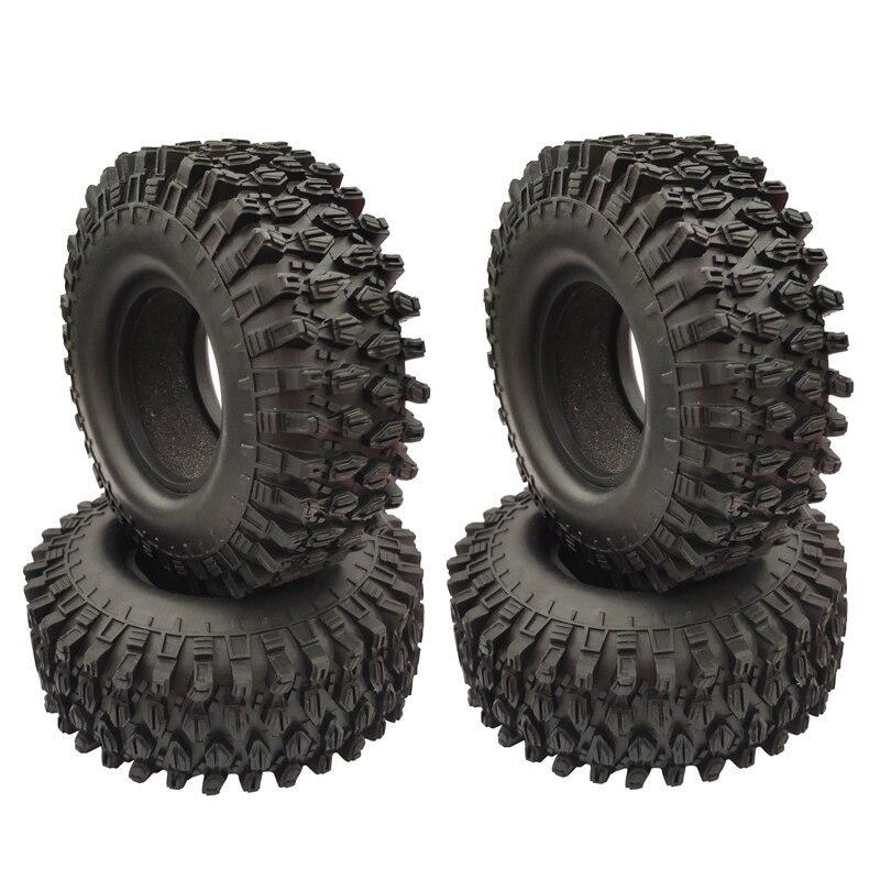4PCS 1,9 zoll Gummi Reifen 1,9 Rad Reifen 108X40MM für 1/10 RC Crawler Traxxas TRX4 Axial SCX10 90046 AXI03007
