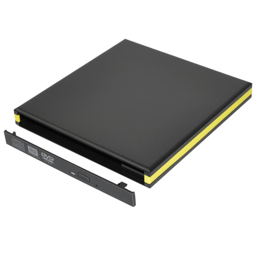 Ekstern cd/dvd rw blu-ray kabinet usb 3.0 etui 12.7mm sata optisk drev etui til bærbar notebook uden driver