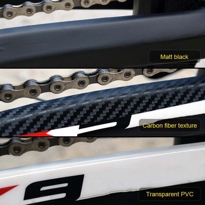 Mtb Frame Protector Racefiets Sticker Decal Fiets Beschermende Film Anti-Kras Voorvork Keten Bescherming Stickers