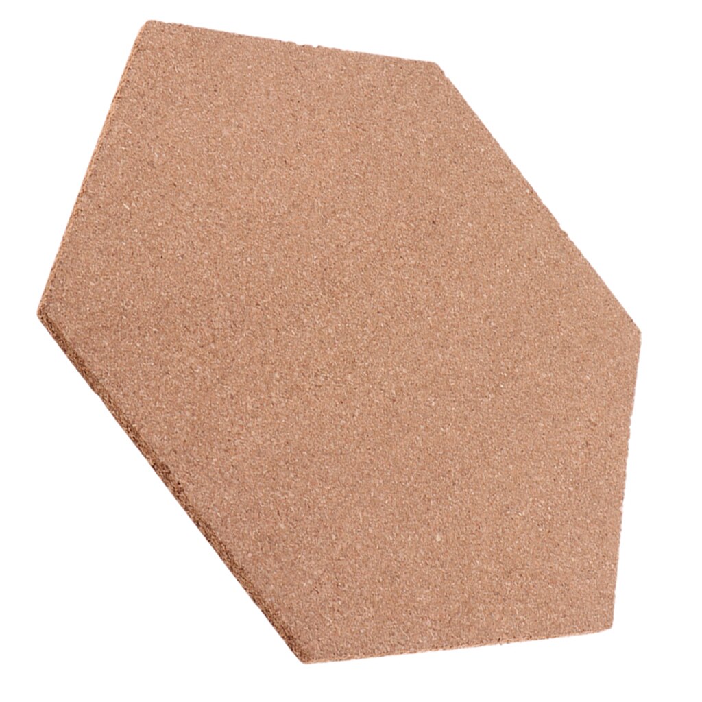 1 stück Hexagon Kork Blatt Kork Bord Selbstklebende Verwendet Für Isolierung matt, Handwerk Zubehör, Kunst Handwerk