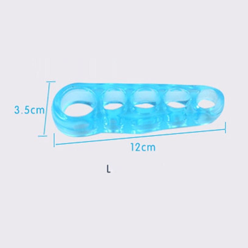 1 Pair orthopedic toe separators Silicone Yoga Holes Toe Stretchers Pain Relief for Bunion Gel Toe Separator 5 sizes 2U1218: Light Yellow