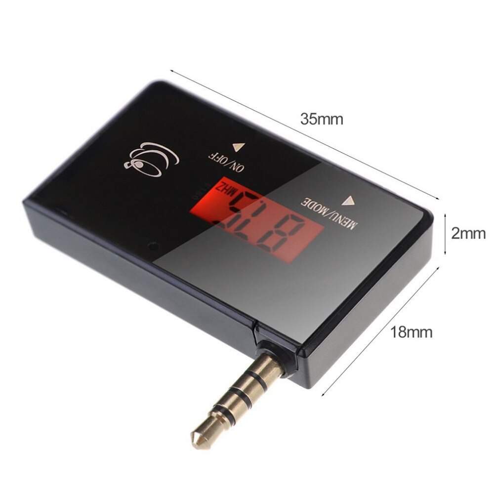 Wireless Mini FM Transmitter Car MP3 Player Display Music Audio For Mobile Phones Tablet PC MP3 Player Receiver