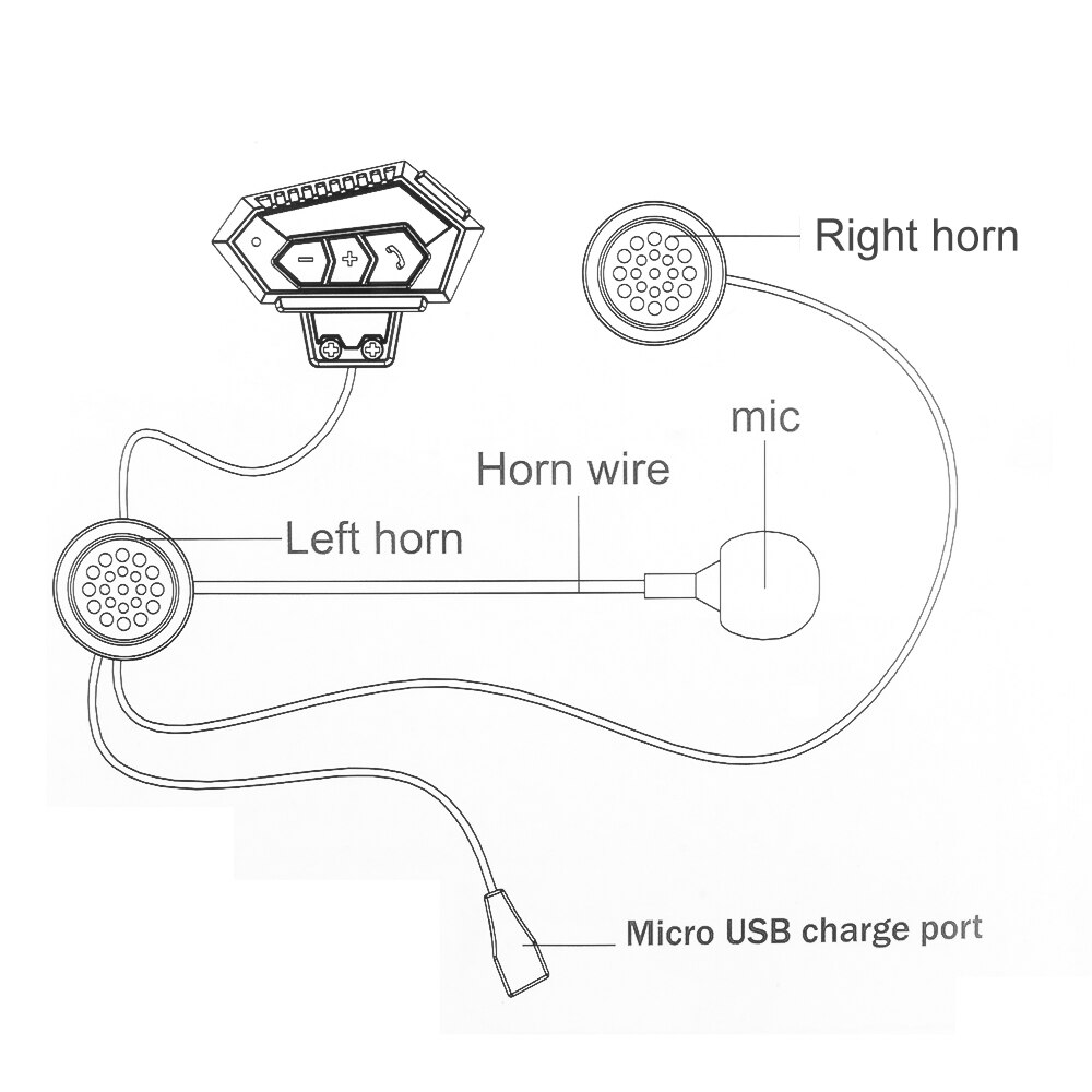 T2 bluetooth 4.2 intercom motorsykkel håndfri hjelm headset lang vent litt til rytter bt trådløs walkie snakkis moto stereo