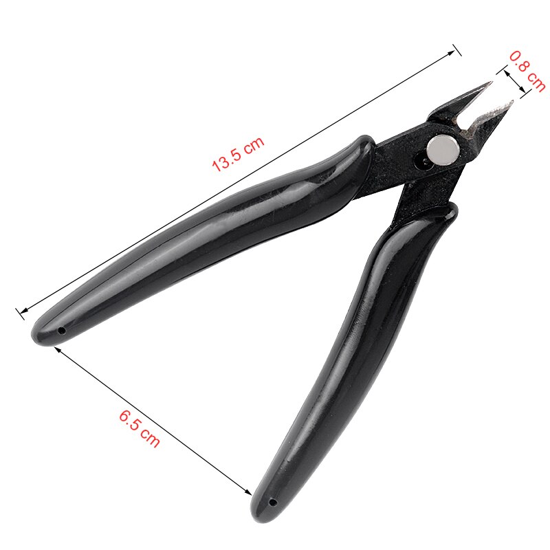 JCD Soldering holder Electrical Wire Cutters Cutting Side Snips Flush Pliers Anti-slip rubber handle welding tools