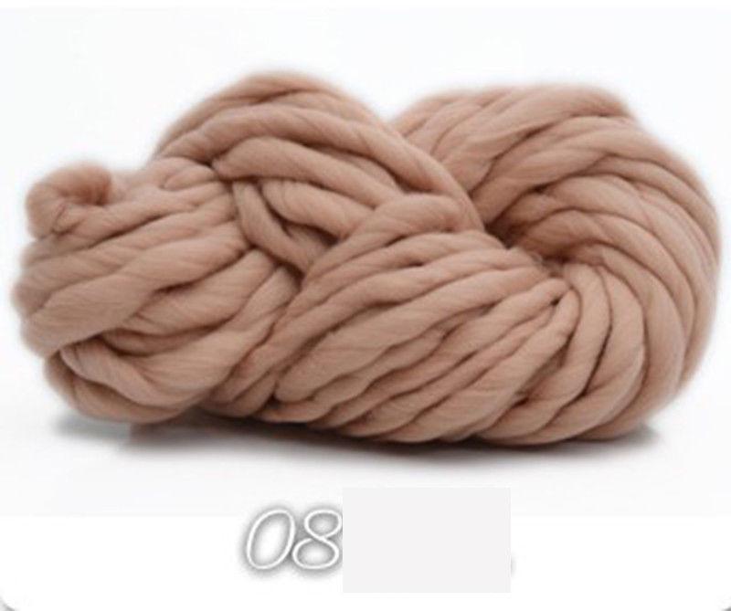 250g/ kugle merino uld gaint garn strikning roving super blød klumpet diy hækletråd til cardigan tørklæde tæpper strikket garn