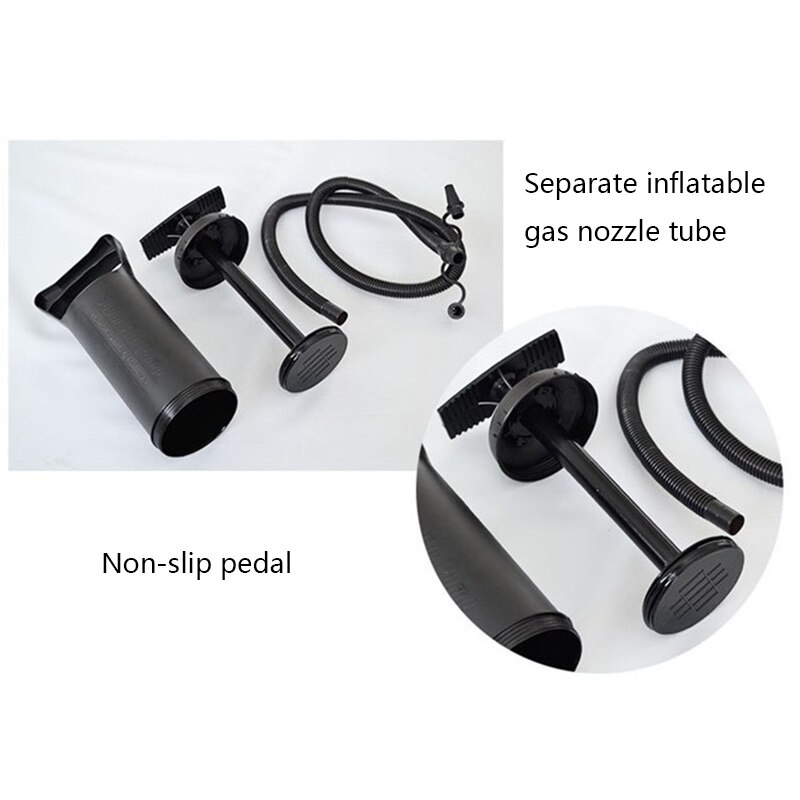 12-Inch Twee-weg Handpomp Ballon Hand-Pull Luchtpomp Grote Drijvende Bed Zwembad Outdoor handmatige Inflatie Apparaat