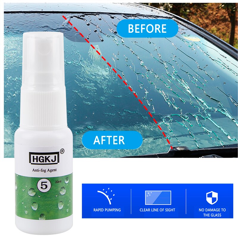 HGKJ-5-20ml Automotive Glas Antisluier Agent Bril Helm Defogging Middel Coating Anti-Fog Middel Auto Accessoires