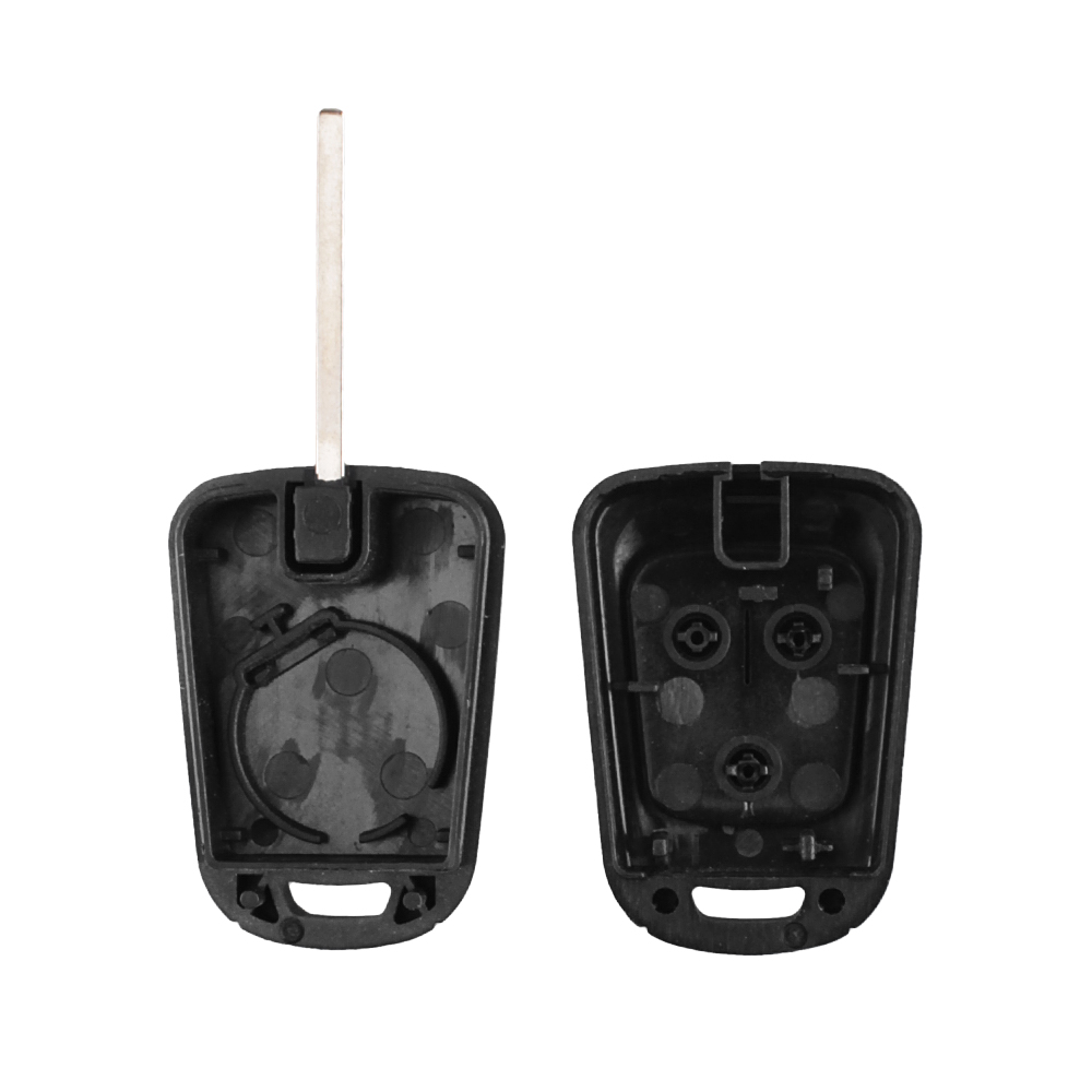 KEYYOU Car Key Case For Chevrolet AVEO Cruze For Opel Malibu Sonic HU100 Key Blade 2/3 Buttons
