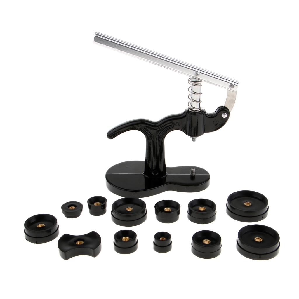 Watch Press Set / Watch Case Closer with 12 Dies Watch Repair Tool Kit, Perfect Kit Watchmaker