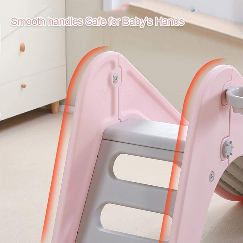 KiddyMoon Grote Glijbaan en Zitje 2in1 - Montessori