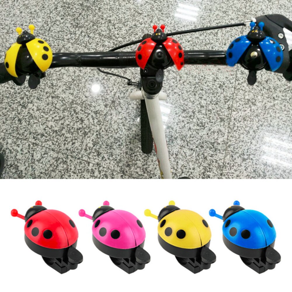 Lovely Beetle Ladybug Cycling Safety Bicycle Bell Ring Bike Alarm Trumpet Horn For Kids Boys Girls Bicycle Bike