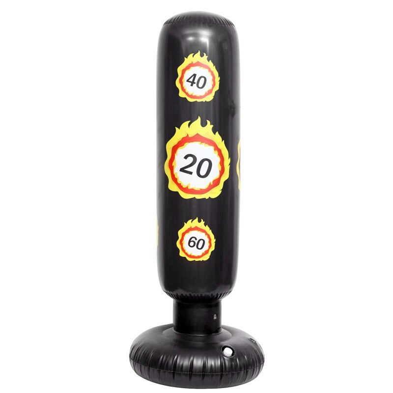 Inflatable Kids Punching Bag Inflatable Punching Bag For Practicing Karate Taekwondo MMA Fitness Kids Adults Boxing Bag: Default Title