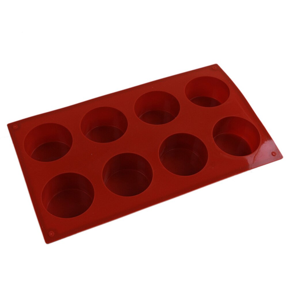 8 Cavity DIY Cake Mold Silicone Chocolate Muffin Non-stick Baking Pastry Tool Donut Jelly Mould Home Baking Tools