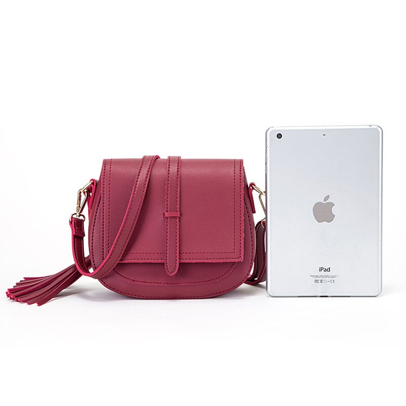 Vrouwen Schoudertassen Pu Lederen Tas Toevallige Kleine Vrouwelijke Crossbody Tas Met Kwastje Reizen Voor Dames Meisjes