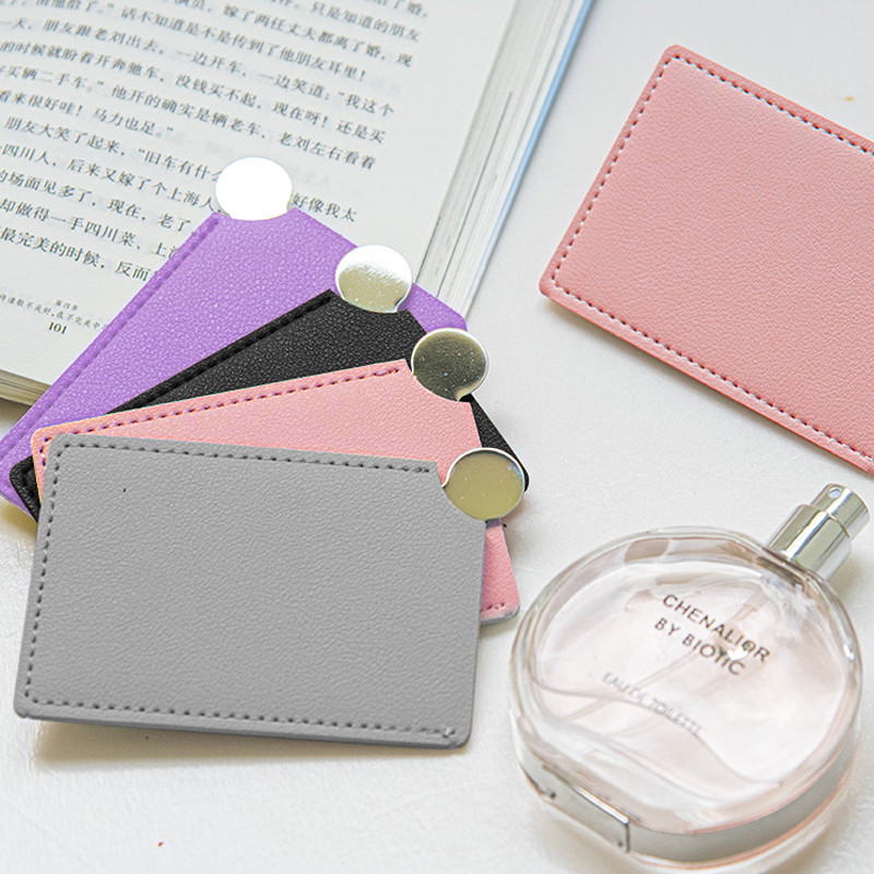 Paleta de maquillaje de acero inoxidable, espejo de maquillaje portátil con paleta de colores, placa mezcladora de cosméticos, herramienta de mezcla de viaje para belleza