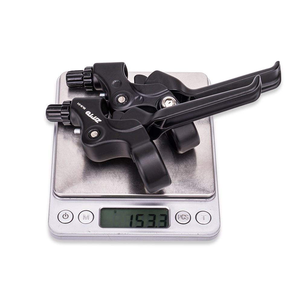 ZTTO Bicycle Brake Caliper Brake Lever Set Line Pulling For Folding Bike Aluminum Alloy C Brake Shoes Brake Lever Kit