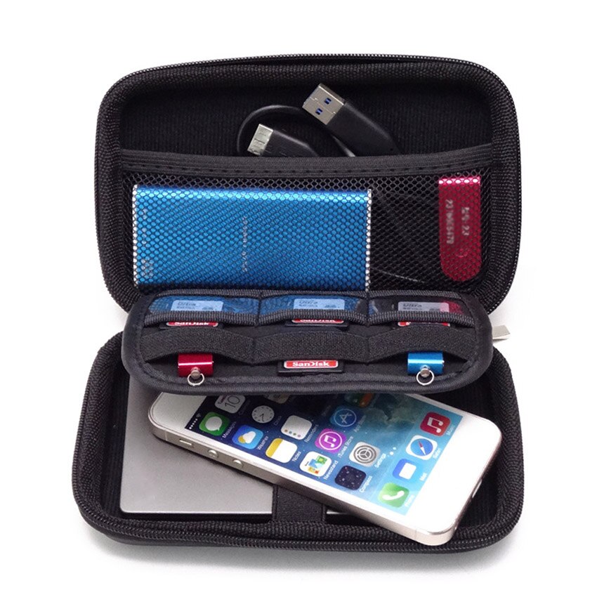 Kabel Organizer Bag Case Hoofdtelefoon Power Bank Case Elektronische Gadget Organizer Kabel Tas Usb Draden Oplader Digitale Opbergdoos