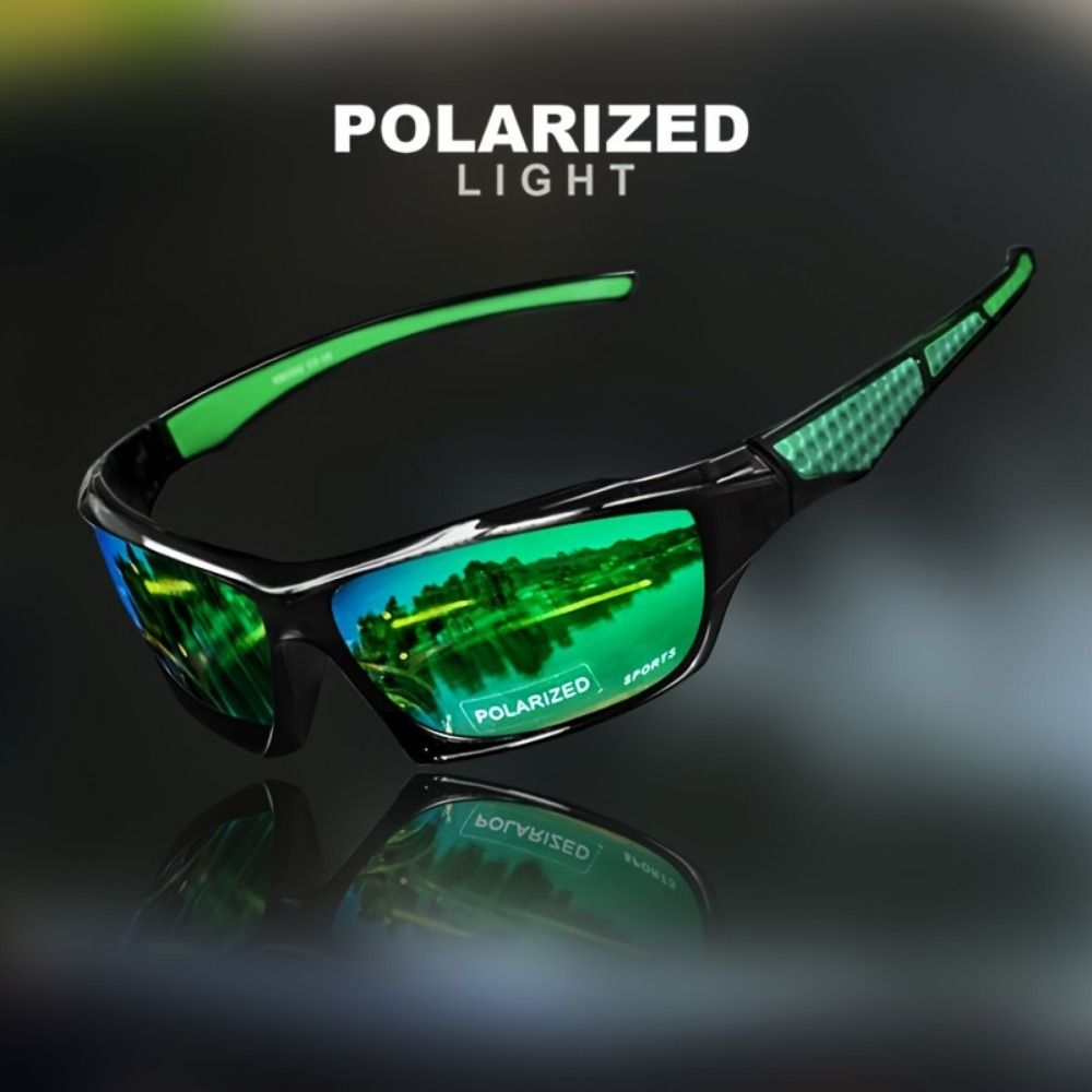 Gafas de sol polarizadas UV400 para ciclismo, lentes HD, resistentes a los rayos UV, gafas para deportes al aire libre ligeras a prueba de viento