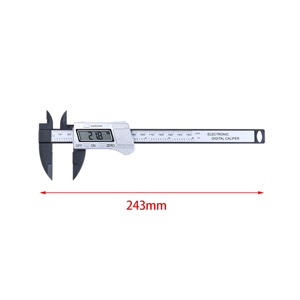 100/150mm Digital Caliper Electronic Vernier Calliper Micrometer Electronic Digital Vernier Caliper Full Screen Measuring Tools: H