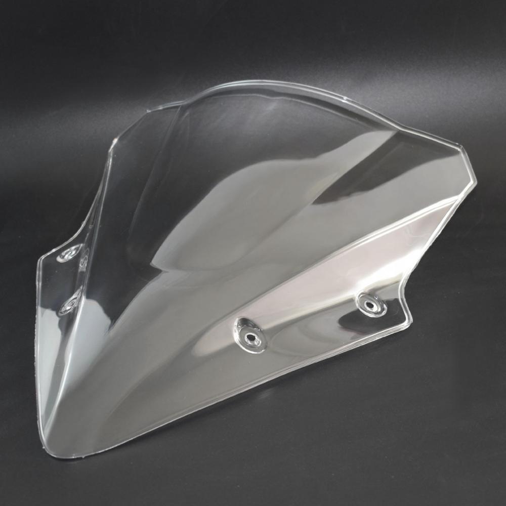 Double Bubble Windschutz Windschutz Bildschirm Schild Für KAWASAKI Ninja 650 650R EX650 ER6F ER-6F P/N 39154-0352: Transparent