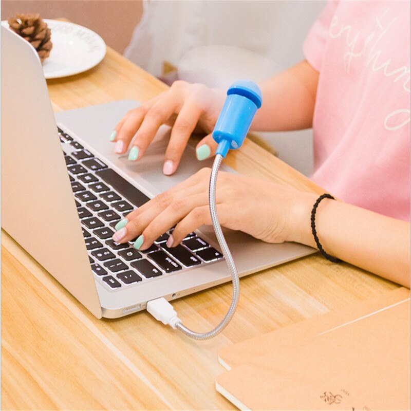 Mini usb blæser led lys gadgets fleksible til bærbar pc notebook til bærbar stationær pc computer sommer