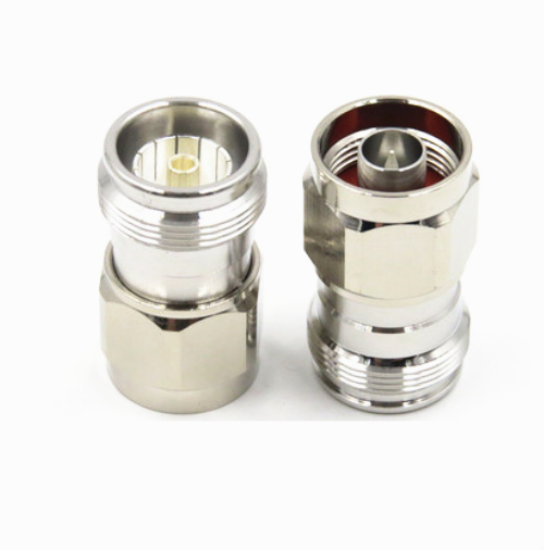 1pcs 4.3-10 mini DIN Connector to N Adapter DIN Male Female to N /DIN/4.3-10 Male Female Socket Straight RF Coaxial Adapter