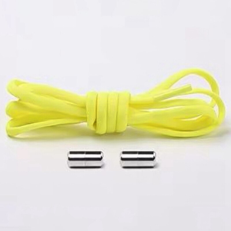 Elastische veters zonder strik, halve cirkelvormige veters voor kinderen en volwassenen, sneakers, snelle, luie veters met metalen slot, veters: Vliegen