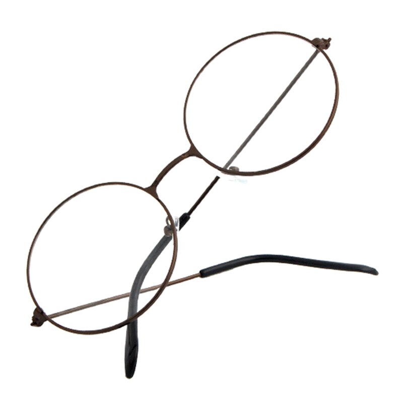 Lunettes rétro rondes plates, accessoires de photographie, monture métallique, nouvelles couleurs, directe
